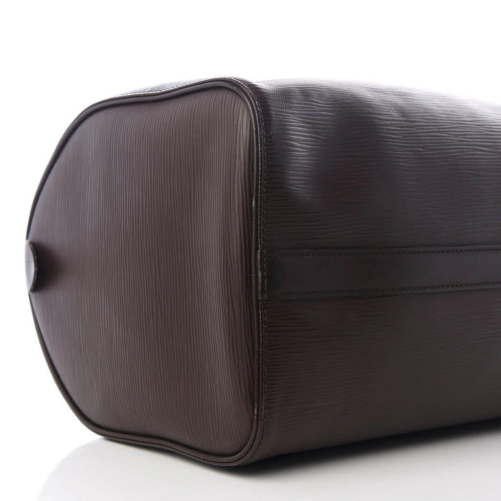 Louis Vuitton Speedy Handbag Epi Leather 30 Moka