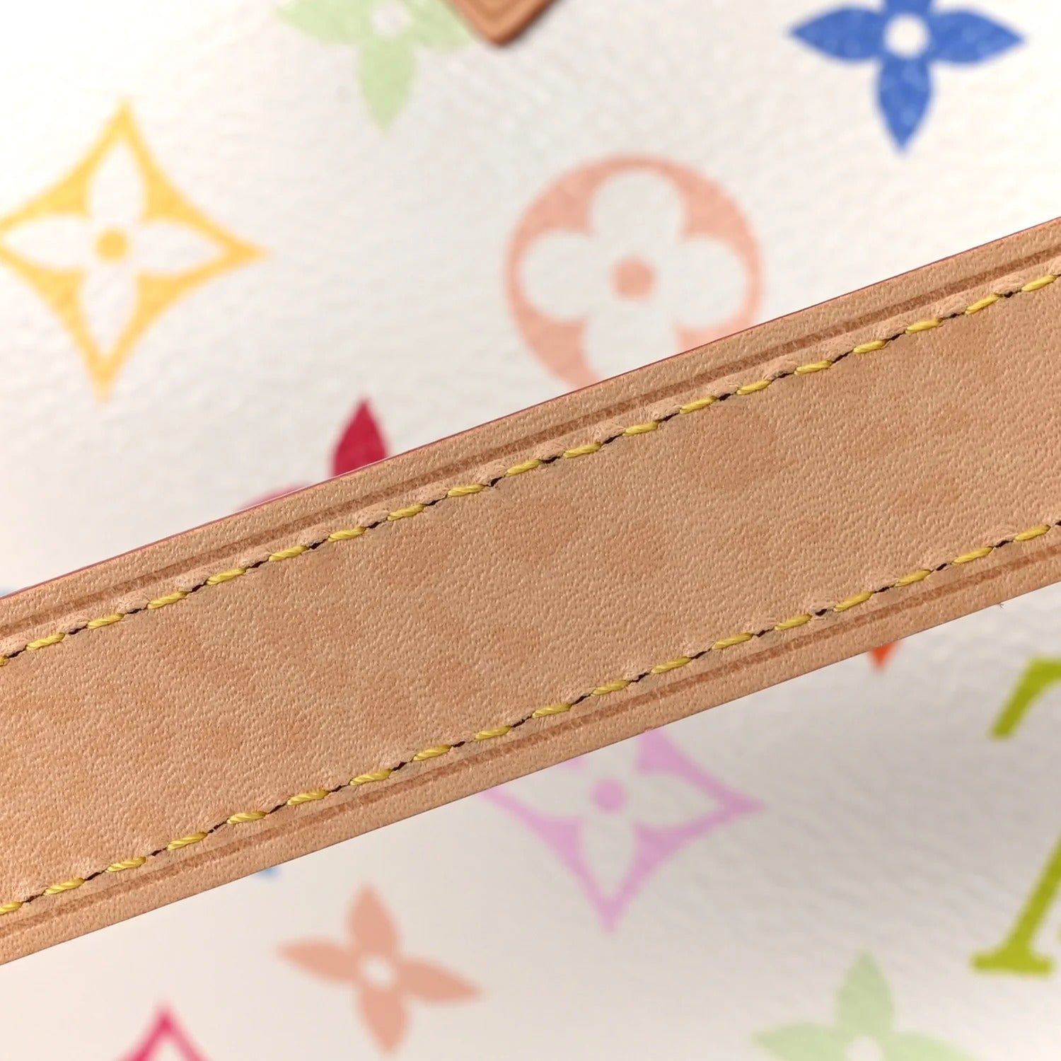 LV X TM Monogram Multicolor Speedy Bandouliere 25 White