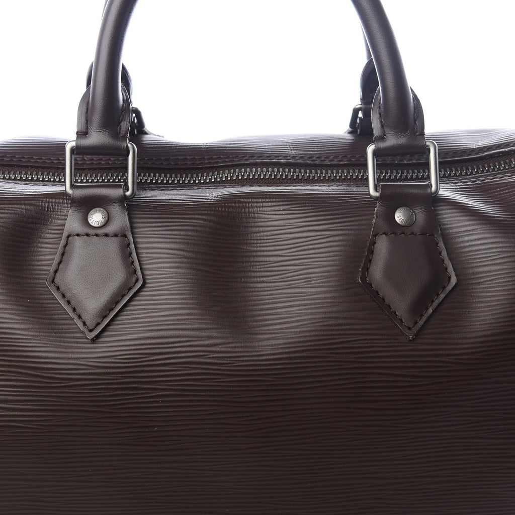 Louis Vuitton Speedy Handbag Epi Leather 30 Moka