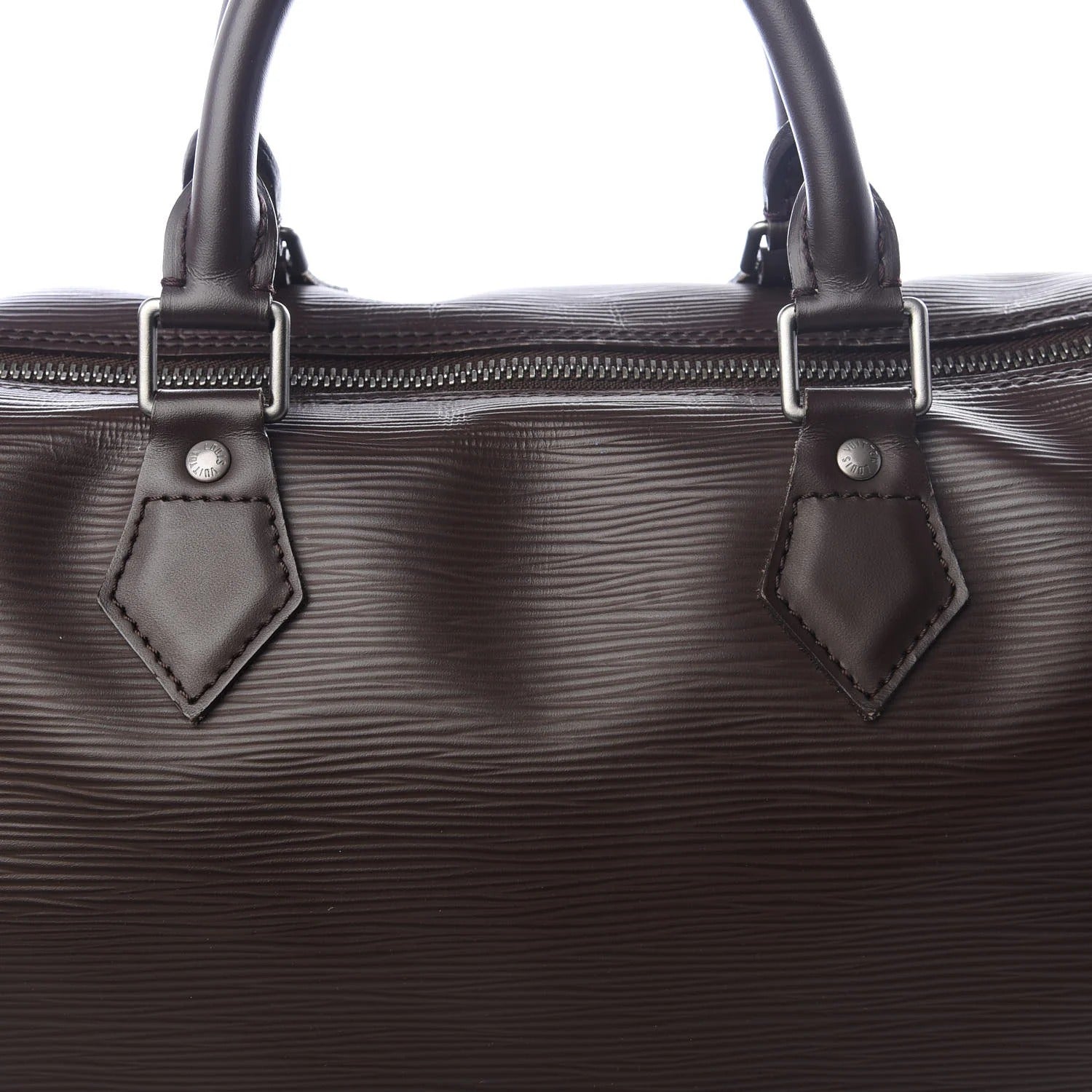 Louis Vuitton Speedy Handbag Epi Leather 30 Moka