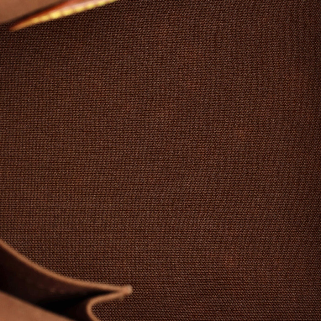 louis vuitton alma handbag brown leather canas 
