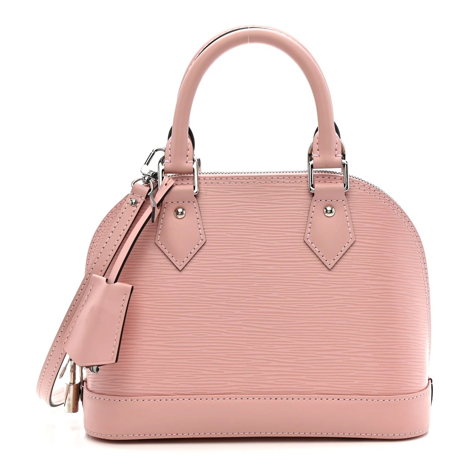 Louis Vuitton Epi Alma BB Rose Ballerine